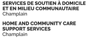 Logo Services de soutien à domicile et en milieu communautaire Champlain