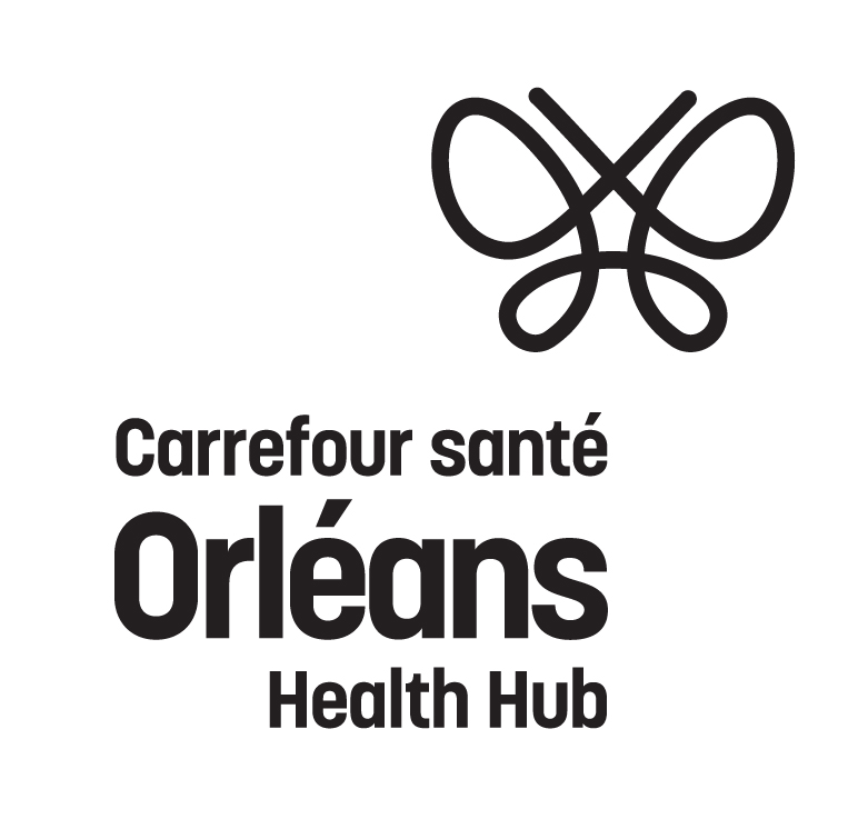 Logo du Carrefour - Noir et blanc - vertical